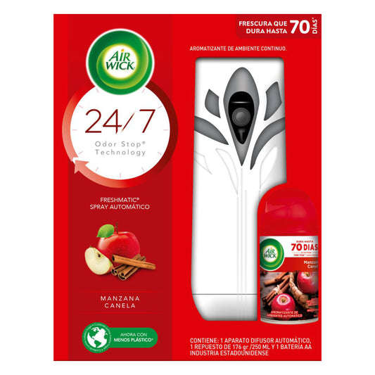 Air Wick Máquina + Repuesto Manzana Canela 250 ml