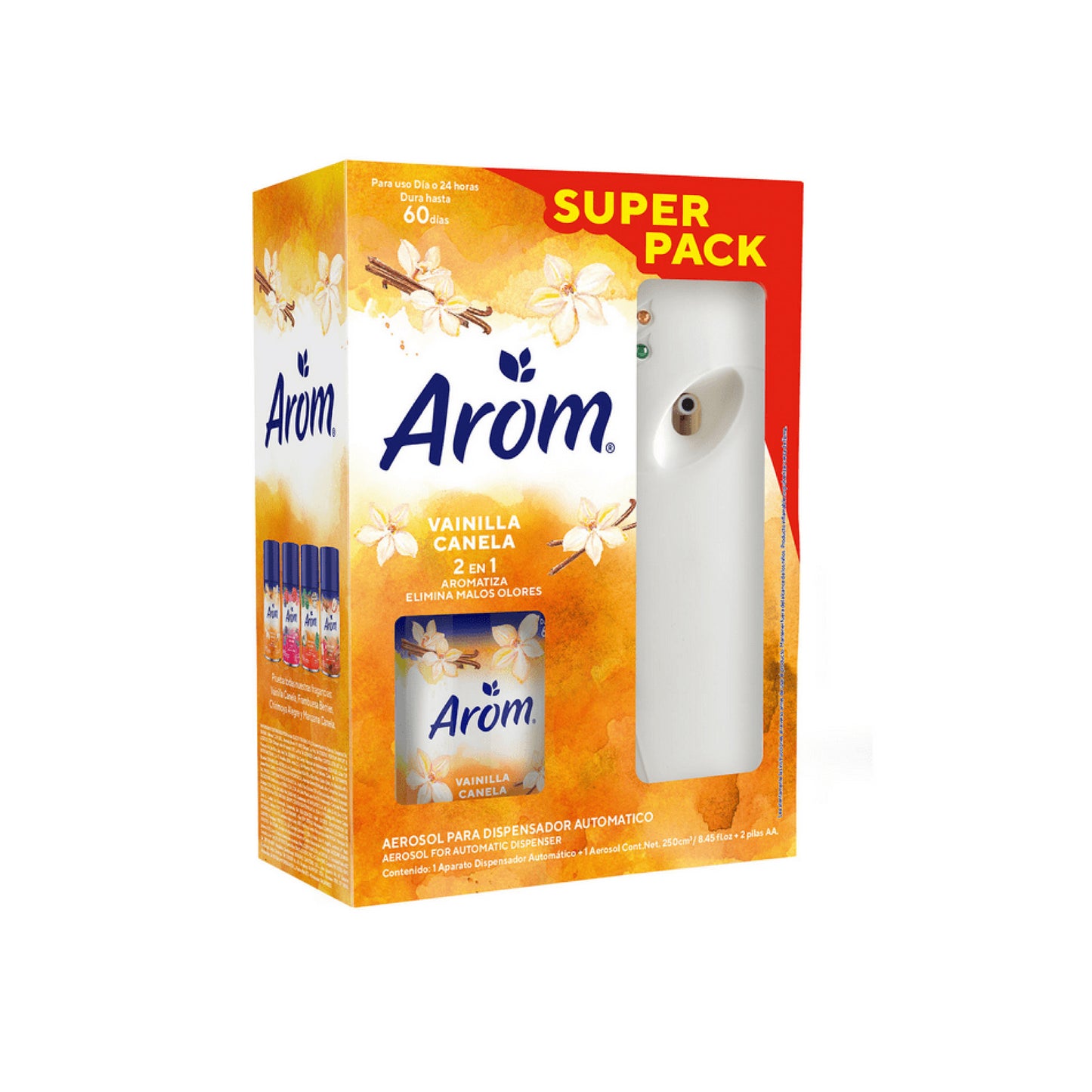 Arom Máquina + Repuesto Vainilla Canela 250 ml