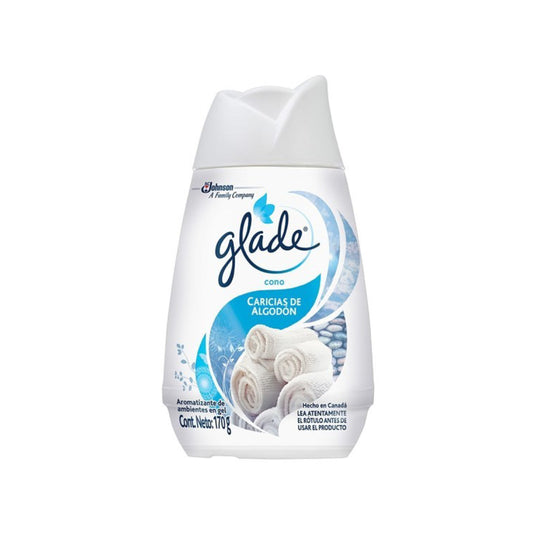 Glade Cono Gel Caricias de Algodón 170 grs