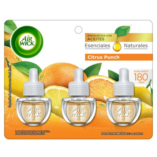 Air Wick 3 Aceites Cítrico 21 ml
