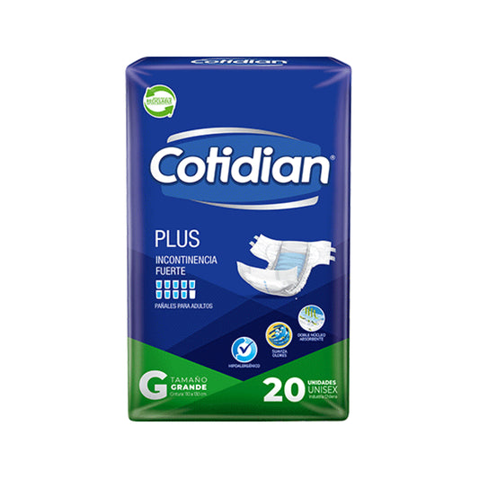 Cotidian Plus Pañal G 20 Unidades