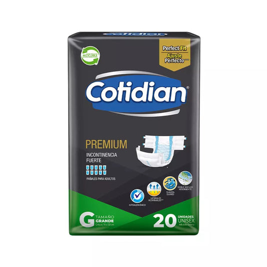 Cotidian Premium Pañal G 20 Unidades