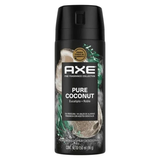 Axe Spray Varón Pure Coconut 150 ml