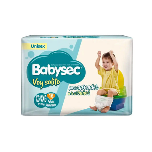 Babysec Calzón Voy Solito talla XG y XXG / 18 Unidades