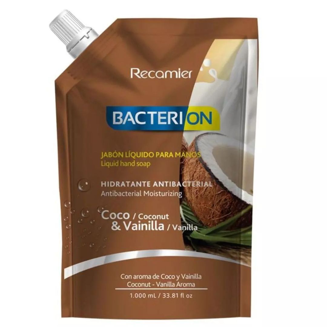 Bacterion Jabón Líquido Coco y Vainilla 1000 ml