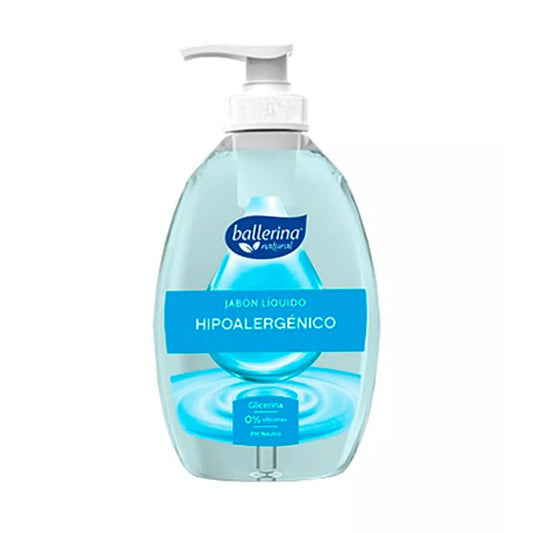 Ballerina Jabón Líquido Con Válvula Hipoalergénico 350 ml