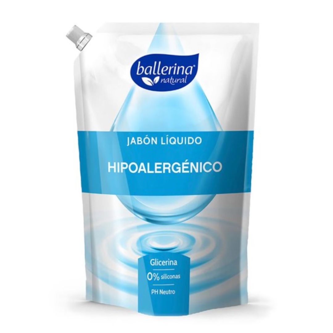 Ballerina Jabón Líquido Doypack Hipoalergénico 750 ml