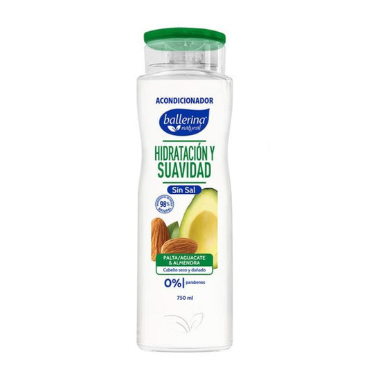 Ballerina Acondicionador Palta y Almendra Frasco 750 ml