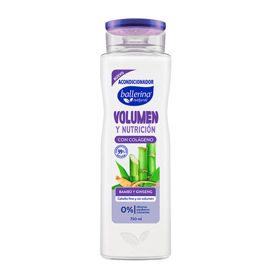 Ballerina Acondicionador Volumen y Nutrición Frasco 750 ml