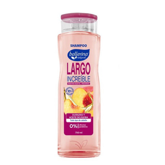 Ballerina Shampoo Largo Increible Frasco 750 ml