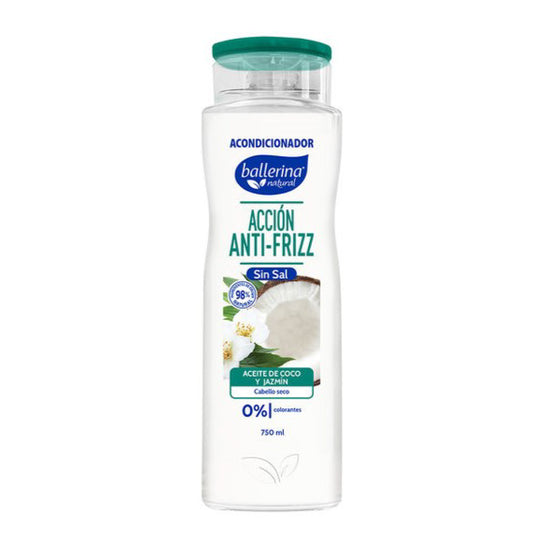 Ballerina Acondicionador Aceite de Coco y Jazmín Frasco 750 ml