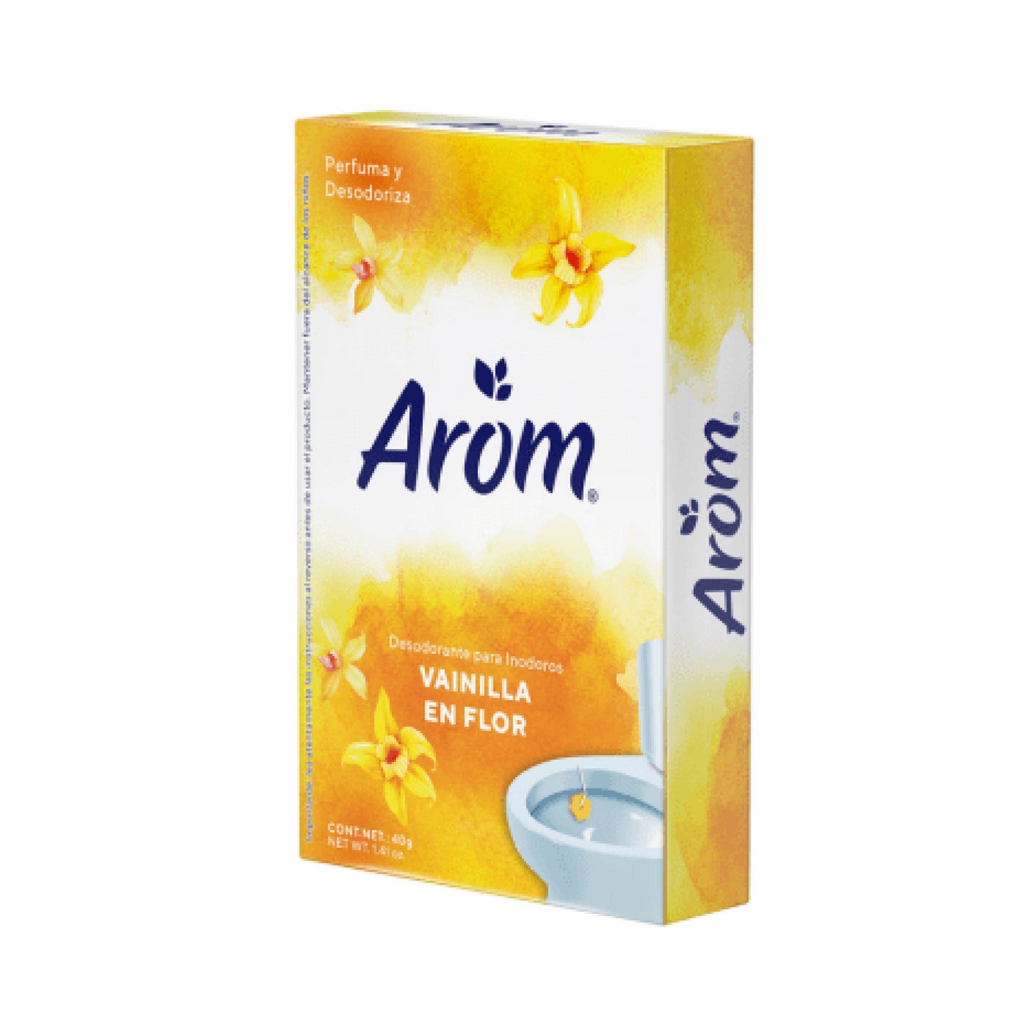 Arom Pastilla Inodoro Vainilla en Flor 40 grs