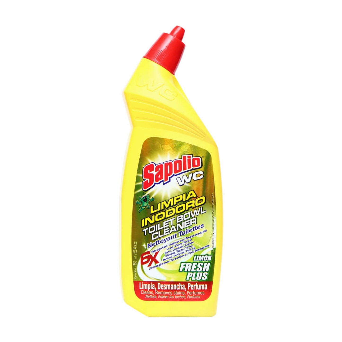 Sapolio Limpia Inodoro Fresh Plus Limón 500 ml