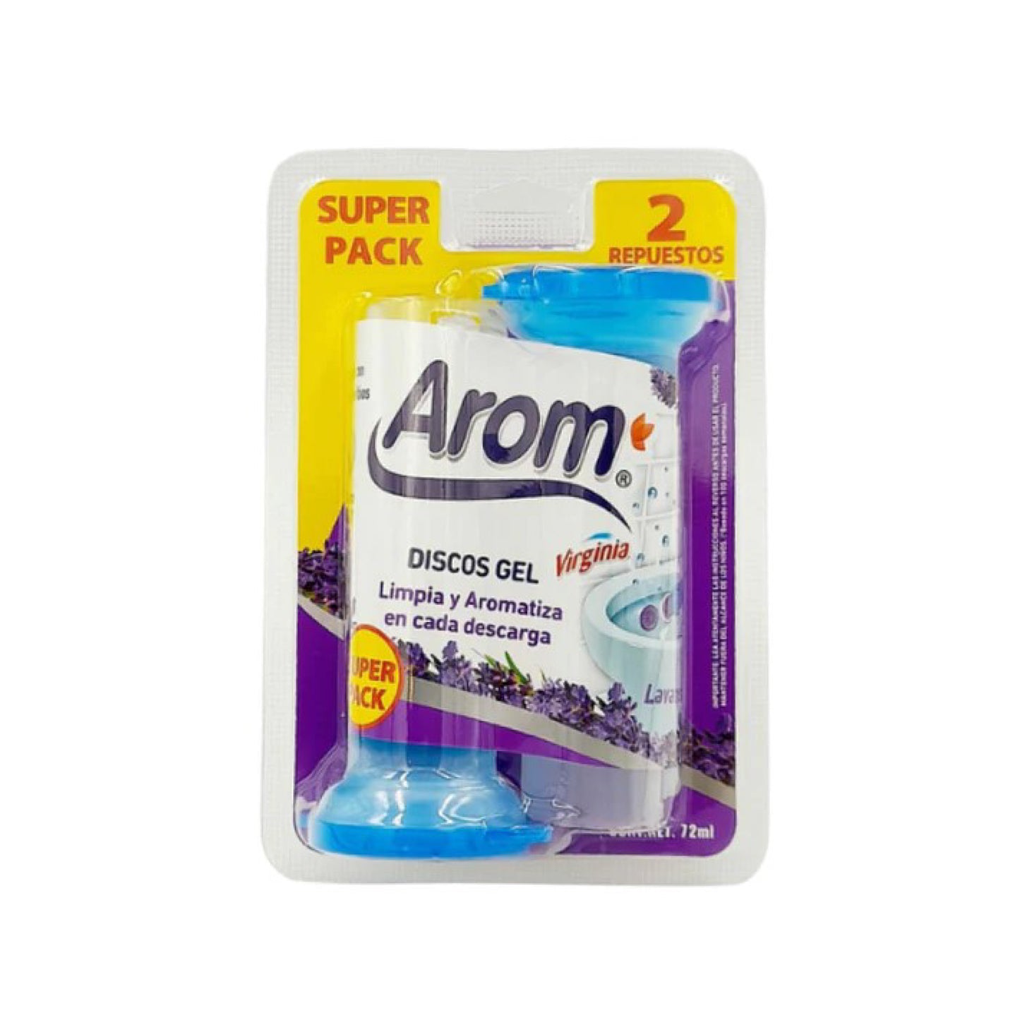 Arom Disco Gel Lavanda 2 Repuestos