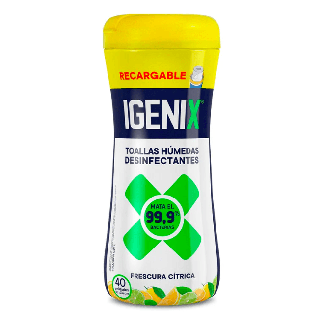 Igenix Toallas Desinfectantes / 40 unidades