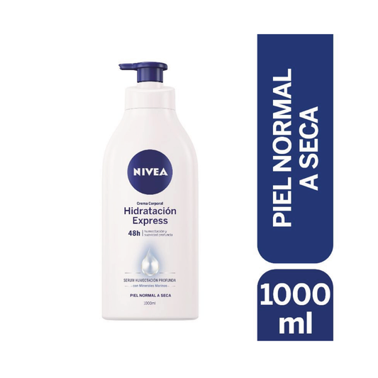 Nivea Crema Corporal Hidratación Express 1 Litro