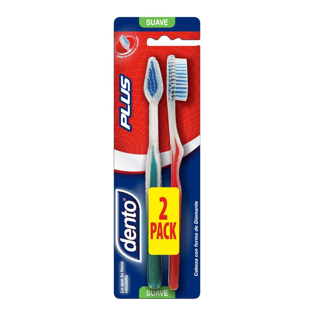 Dento Cepillo Dental Suave / 2 Unidades