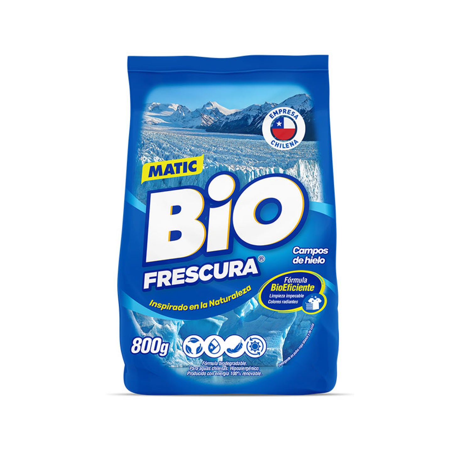 Bio Detergente Polvo Campos de Hielo 800 grs