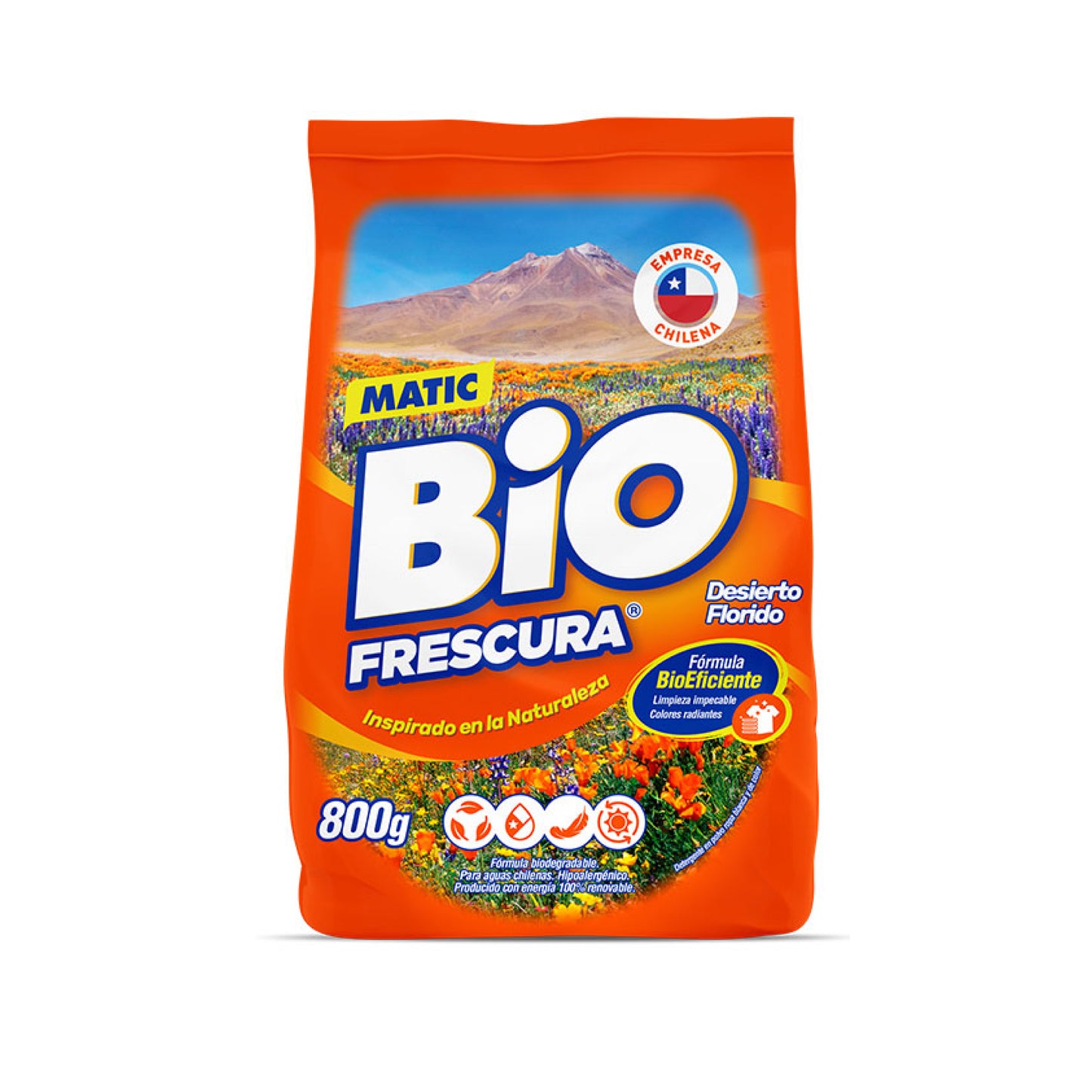 Bio Detergente Polvo Desierto Florido 800 grs