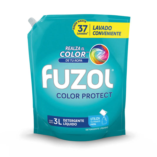 Fuzol Detergente Líquido Color Protect 3 Litros