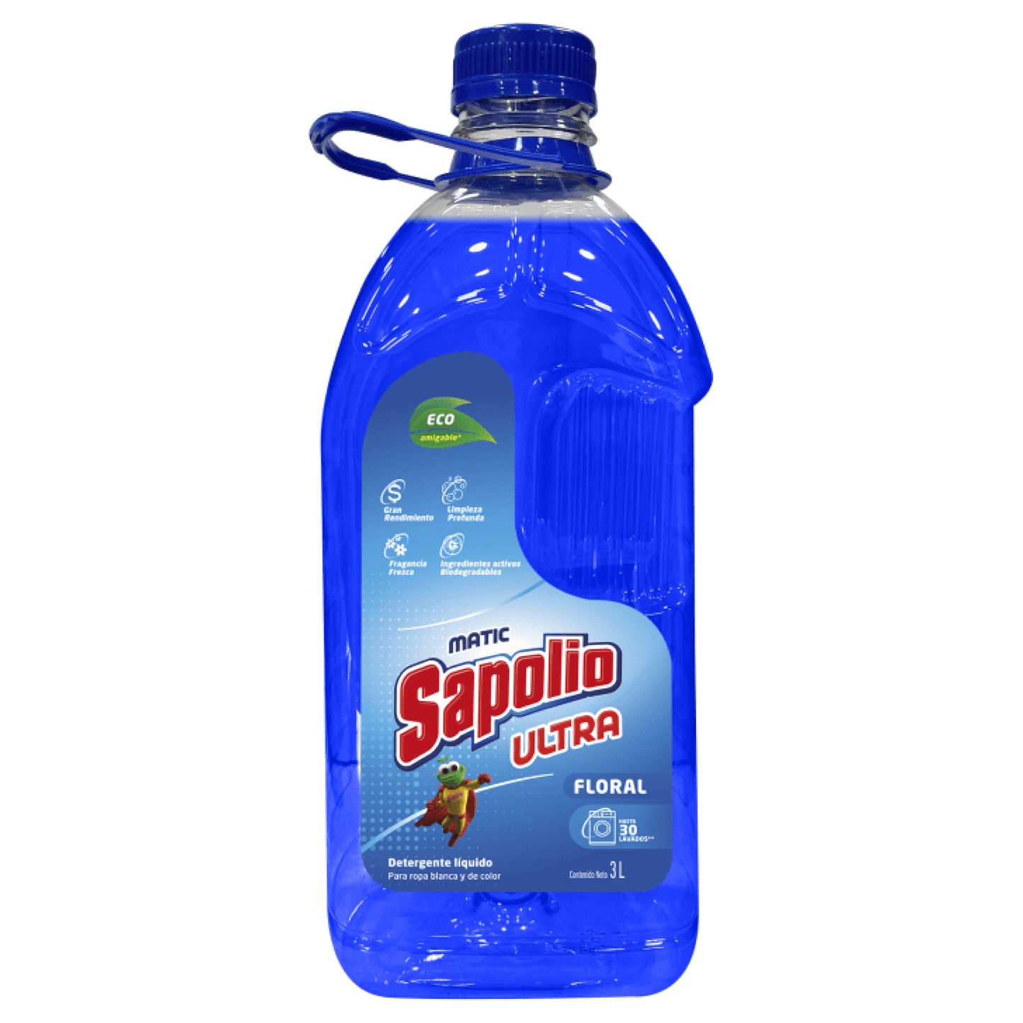 Sapolio Detergente Líquido Ultra Floral 3 Litros