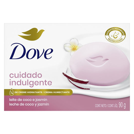 Dove Jabón Barra Cuidado Indulgente 90 grs