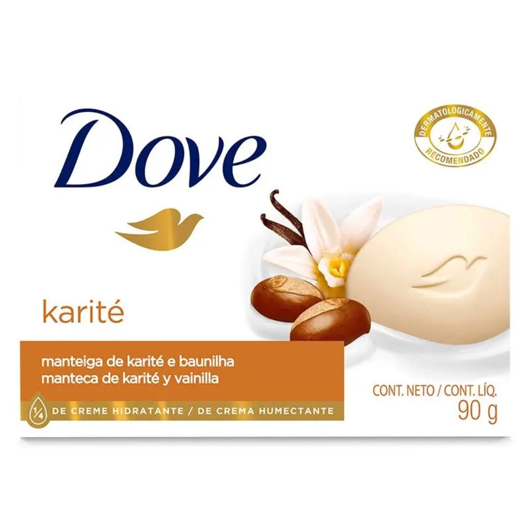 Dove Jabón Barra Karité 90 grs