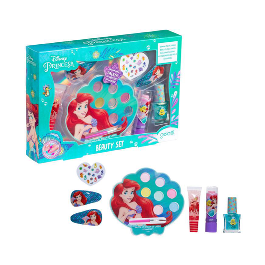 Set de maquillaje princesa Ariel La Sirenita