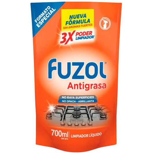 Fuzol Limpiador Cocina Anti Grasa Recarga 700 ml