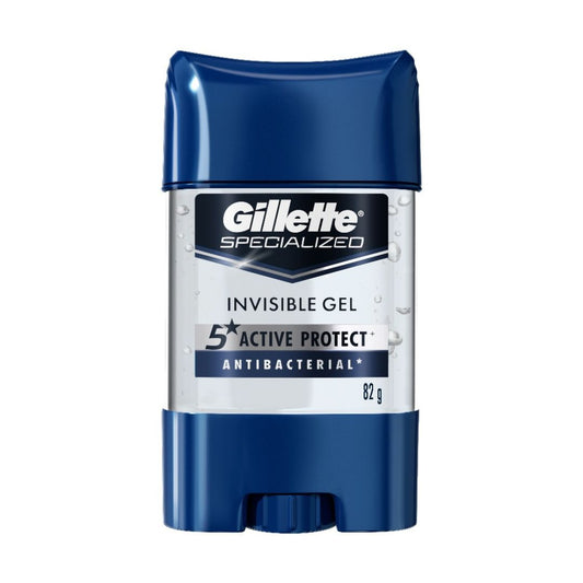 Gillette Desodorante Gel Varón Antibacterial 82 grs