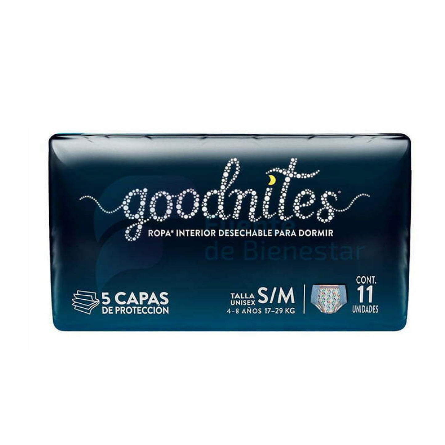 Goodnites Calzón Pañal talla S-M / 14 Unidades