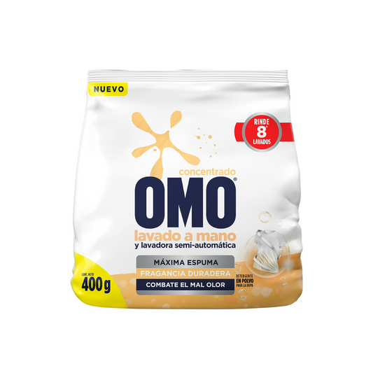 Omo Detergente Polvo Lavado a Mano 400 grs