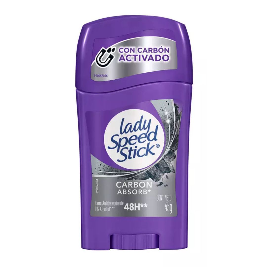 Lady Speed Stick Barra Dama Carbon Absorb 45 grs
