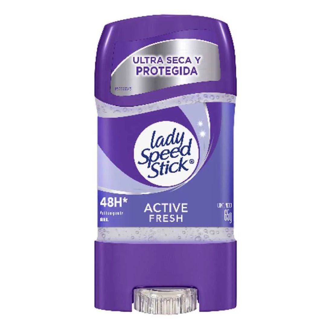 Lady Speed Stick Desodorante Gel Dama Active Fresh 65 grs