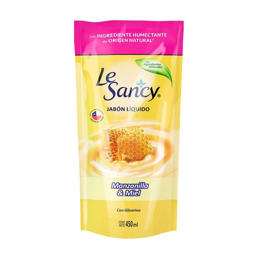 Le Sancy Jabón Líquido Manzanilla y Miel 450 ml