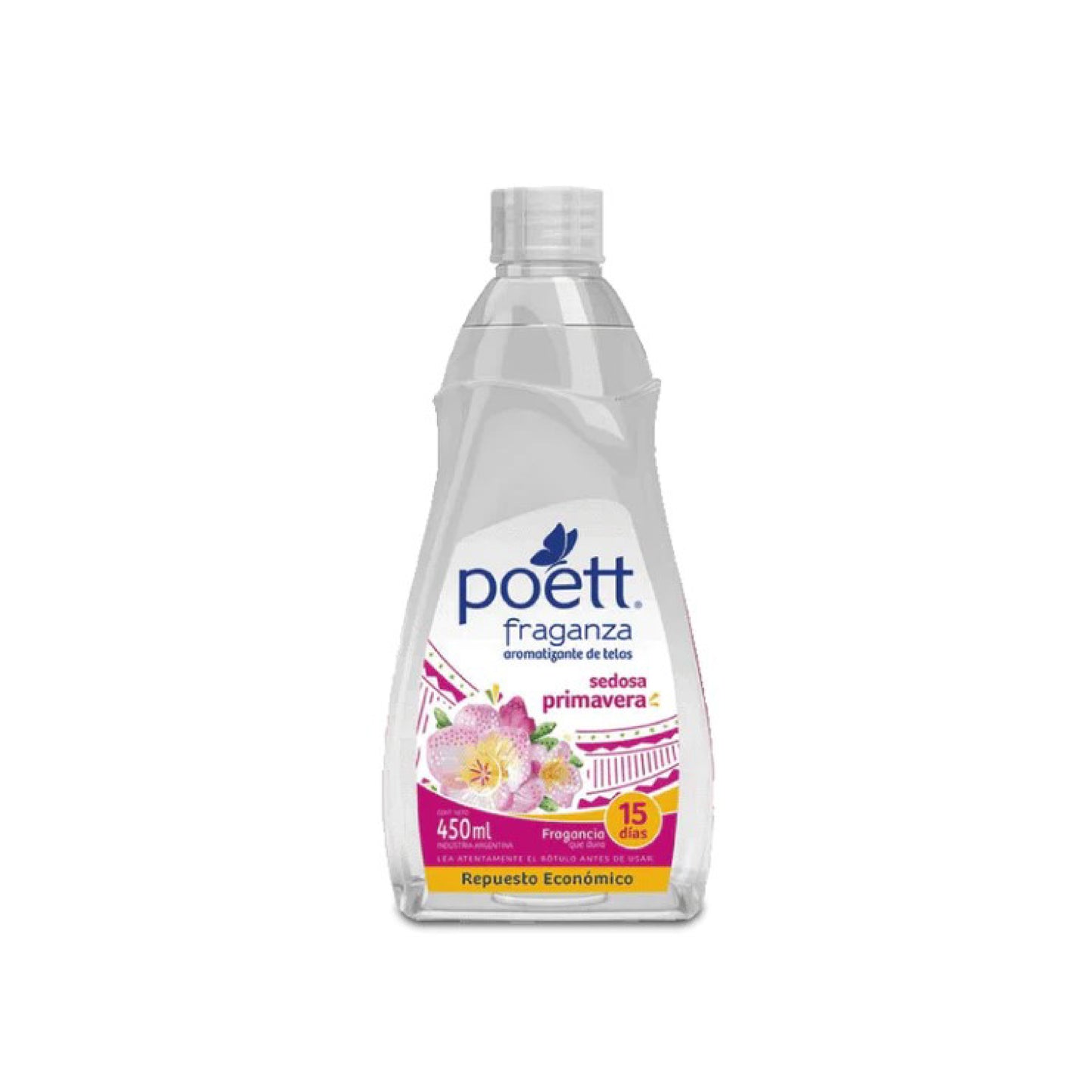 Poett Perfumador de Telas Recarga Sedosa Primavera 450 ml