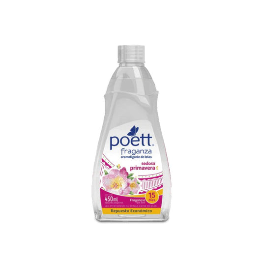 Poett Perfumador de Telas Recarga Sedosa Primavera 450 ml