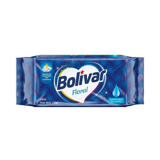 Bolivar Jabón Barra Floral 190 grs