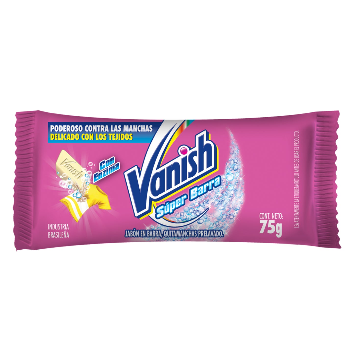 Vanish Jabón Barra Quitamanchas Ropa Color 75 grs