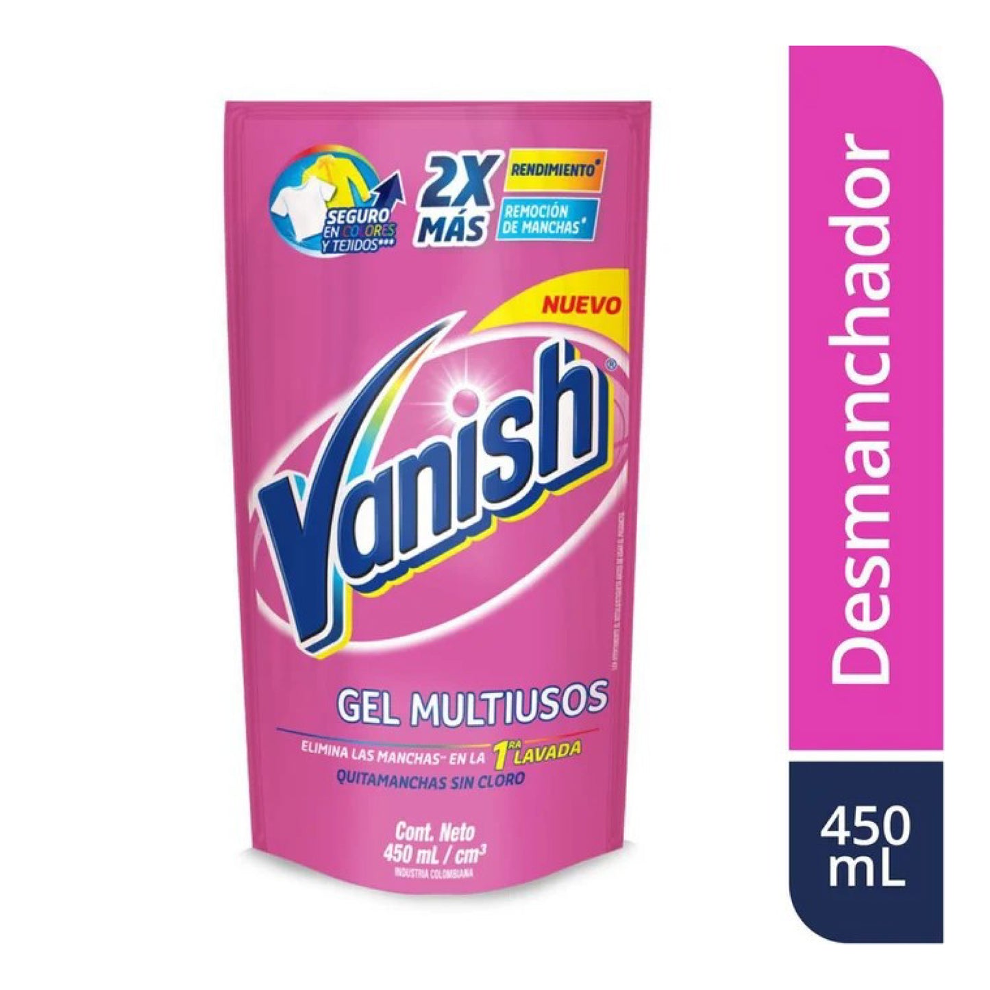 Vanish Quitamanchas Líquido Ropa Color 450 ml