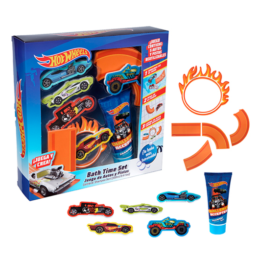 Set de Baño Gelatti kids hot wheels