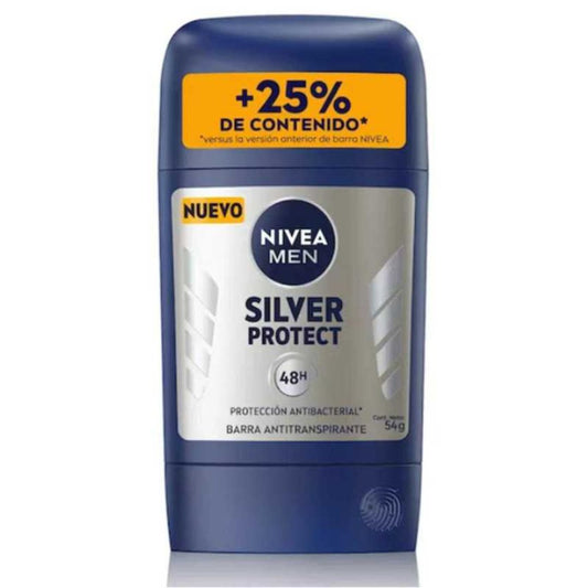 Nivea Barra Varón Silver Protect 54 grs