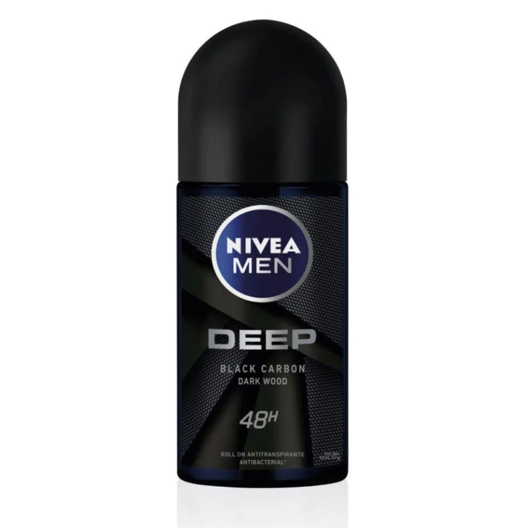 Nivea Roll On Varón Deep Black Carbón 50 ml