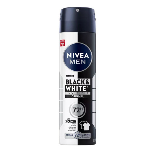 Nivea Spray Varòn Black & White Original 150 ml