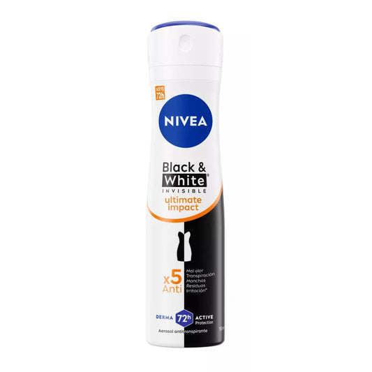 Nivea Spray Dama Black & White Ultimate Impact 150 ml