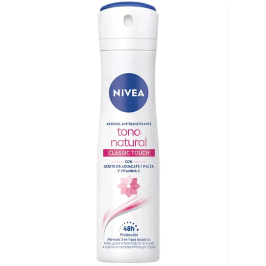 Nivea Spray Dama Tono Natural Classic Touch 150 ml