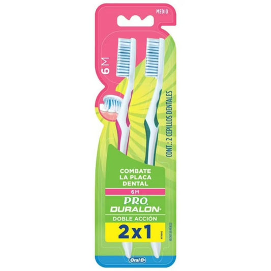 Oral B Cepillo Dental Pro Duralon 6M / 2 Unidades