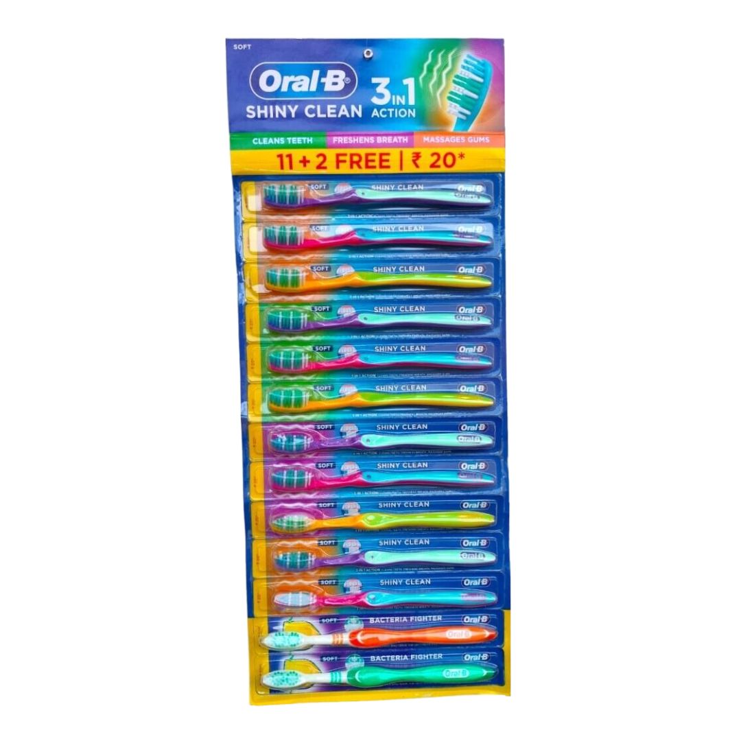 Oral B Cepillo Dental Shiny Clean / Tira x 13 Unidades