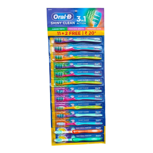 Oral B Cepillo Dental Shiny Clean / Tira x 13 Unidades