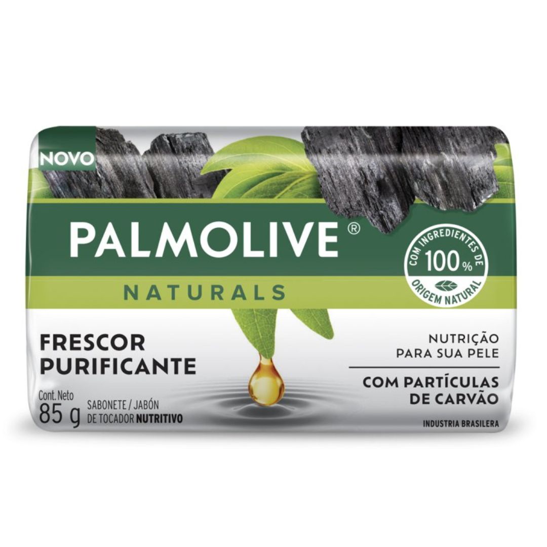 Palmolive Jabón Barra Frescor Purificante Carbón 85 grs